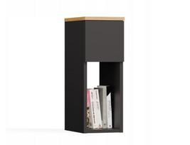 GALAX 20/1S BEDSIDE TABLE, ANTHRACITE/ARTISAN