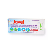 Javel Aqua vandens dezinfekavimo tabletės, 20 vnt.