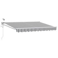 Elektrinė ištraukiama pavėsinė Antracito ir baltos 35 x 2 m