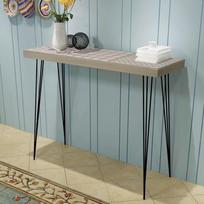 Konsolinis staliukas 90x30x715 cm pilkas