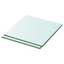Lentynos 2vnt skaidrios 30x30cm stiklo plokštė (243811x2)