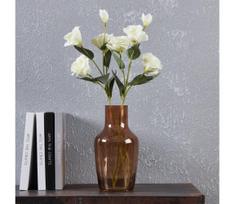 Eglo 421224 - Stiklinė vaza SIRANANA 25x13,3 cm ruda/dūminė