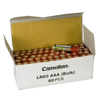 Baterija Camelion AAA/LR03, Plus Alkaline, 60 vnt