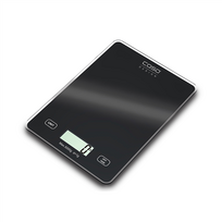Virtuvinės svarstyklės Caso Kitchen scale Slim Maximum weight (capacity) 5 kg, Graduation 1 g, Black