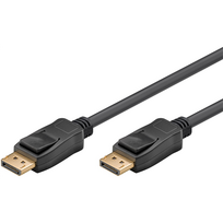 Kabelis Goobay DisplayPort to DisplayPort Connector Cable 3 m, Black