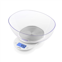 Virtuvinės svarstyklės ETA Kitchen scale with a bowl ETA577090000 Mari Graduation 1 g Display type LCD White