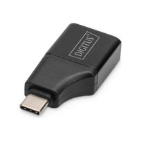 Kabelis Digitus Black Male 24 pin USB-C Female 19 pin HDMI Type A