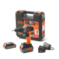 Gręžtuvas BLACK & DECKER BCD003MEM2K-QW 18 V 2.0/4.0 Ah Ličio baterija