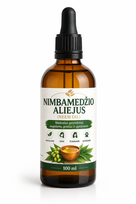 Nimbamedžio Neem aliejus, natūralus Indiškas, 100 ml