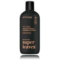 Attitude 2in1 Shampoo And Conditioner Patchouli & Bourbon plaukų kondicionierius ir šampūnas vyrams - 415 ml.