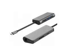 Gigabyte USB-C 7in1 Docking Station | microSD, RJ-45 (Ethernet), USB 3.0 A, USB-C, SD, HDMI, 3.5 mm | Ethernet LAN (RJ-45) ports 1 | HDMI ports quantity 1 | Warranty 24 month(s)