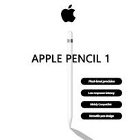 Apple  pieštukas (1 karta) baltas rašiklis naujas Apple Pencil 1 balta