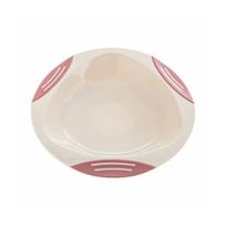 Akuku dubenėlis limpančiu dugnu ir neslystančiais kraštais, beige/pink, A0525