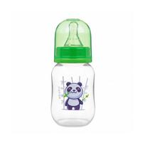 Akuku maitinimo buteliukas 125 ml su silikoniniu žinduku, А0104_Green