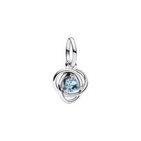 Pandora Tuščiavidurio Dizaino Sidabrinis Cirkonio Kristalo Pakabukas Moteriškas pakabukas 793125C03 Shopping Bag white
