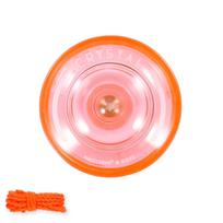 „MagicYoyo K2P Responsive Yoyo“ vaikams pradedantiesiems, patvarus „yoyo“ su siauru guoliu plienine ašimi ABS kėbulo kilpomis oranžinė