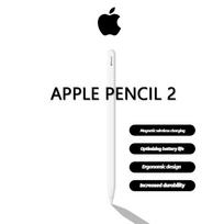 Apple  pieštukas (2-os kartos) baltas rašiklis naujas Apple Pencil 2 balta