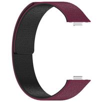 Ličių rašto dirželis Huawei watch fit 5 5pro  Magnetinis silikoninis kilpos Dirželis Huawei watch fit 3 4 4Pro sportinis Apyrankė juoda/raudona