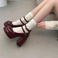 Women's High Heels Designer Platform Heels Luxury Wedding Shoes for Women Party Pumps Fashion Mary Jane Shoes  De Mujer 35 bordinė