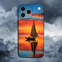Sailing Boat For iPhone 12,16,11,14,15,17,13,X,Mini,SE,XS,Plus,Pro Max,8,7,XR,Soft Silicone Black Case iPhone17