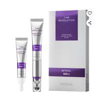 MISSHA Time Revolution Retinol 500 Shot Galvaninis akių kremas Dvigubas rinkinys (15ml + 15ml Papildymas) – Intensyvus Anti-Age ir Stangrinantis Akių Priežiūros Rinkinys
