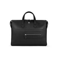 Montblanc Meisterstück Logotipo Užtrauktuko Odinis Portfelis Vyriški krepšiai Juodas 130043 Basic Set (Bag+Dust Bag)