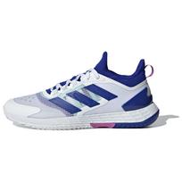 Adidas Adizero Ubersonic 4.1 Balti Skaidriai Mėlyni Vyriški Sportbačiai Debesėlio Baltumo Violetiniai-Sprogstantys IF9134 40⅔