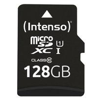 Intenso SD MicroSD Card 128GB SD-HC UHS-I incl. SD-Adapter retail