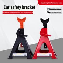 Sunkus sutvirtintas saugos atraminis stovas automobilių remontui ir priežiūrai 3 Ton Rack Rubber Sleeve