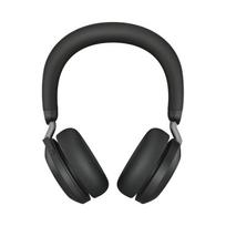 Jabra Evolve2 75 UC Link 380c Belaidės ausinės, Bluetooth, USB-C, Charging Stand, Juoda