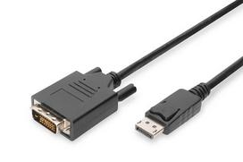 Digitus DisplayPort Adapter cable DP- DVI(24+1) St/St, 3m 8K