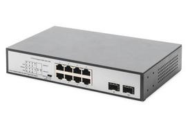 Digitus 8-Port Gigabit 180W PoE Unmanaged Black Switch