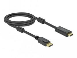 Delock DisplayPort 1.2  HDMI Cable 4K 60Hz 2.0m active