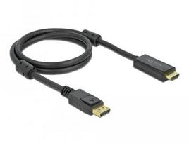 Delock DisplayPort 1.2  HDMI Cable 4K 60Hz 1.0m active