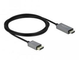 Delock DisplayPort 1.4  HDMI Cable 4K 60Hz (HDR) 2.0m active