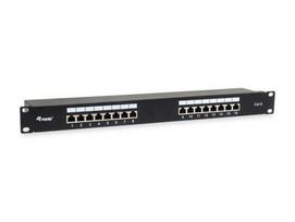 Equip 19" Patch Panel 16xRJ45 Cat6 FTP 1U 250MHz RAL9005