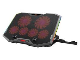 Conceptronic 6-Fan USB-A2.0 Laptop Cooling Pad 30Kg RGB 17" sw