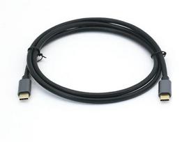 Equip USB-C 3.2 to C Gen2 4K PD100W Braided 1.00m Black