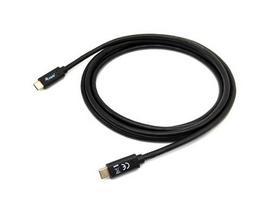 Equip USB-C 3.2 to USB-C Gen1 Cable, PD 60W, Stainless Steel, 1.00m, Black