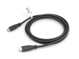Equip USB-C 2.0 to C cable, 3A, 60W PD, stainless steel, 3.00m, black