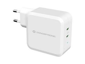 Conceptronic 2-Port GaN Charger 2xUSB-C 100W PD 3.0/PPS ws