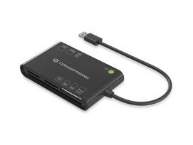 Conceptronic Smart-ID 7-in-1 USB-A2.0 Card Reader Black