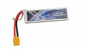Amewi RCZ Akku LiPo 2S 7.4V 5000mAh 40C Softcase XT90