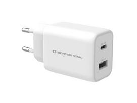 Conceptronic 2-Port USB-C/A Power Delivery 33W PD 3.0/PPS adapter