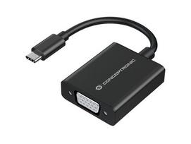 Conceptronic USB-C to VGA Adapter, 1080/60Hz, 0.10m sw