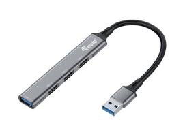 Equip 4-Port USB-A3.2 Hub - 3xUSB-A 2.0/1xUSB-A3.2 5Gbps