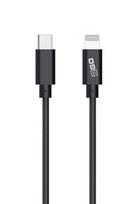 2GO Data cable lightning-USB Type-C anthracite-1m MFI certified