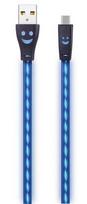 2GO USB charging/data cable Micro-USB with LED lighting 1m