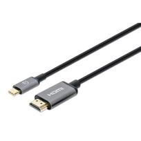 Manhattan 4K@60Hz USB-C to HDMI cable connector/connector 1m