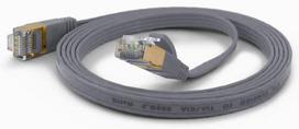 Wantec Patch cable FTP CAT6, q=1,6x6,5mm, 0,50m, grey